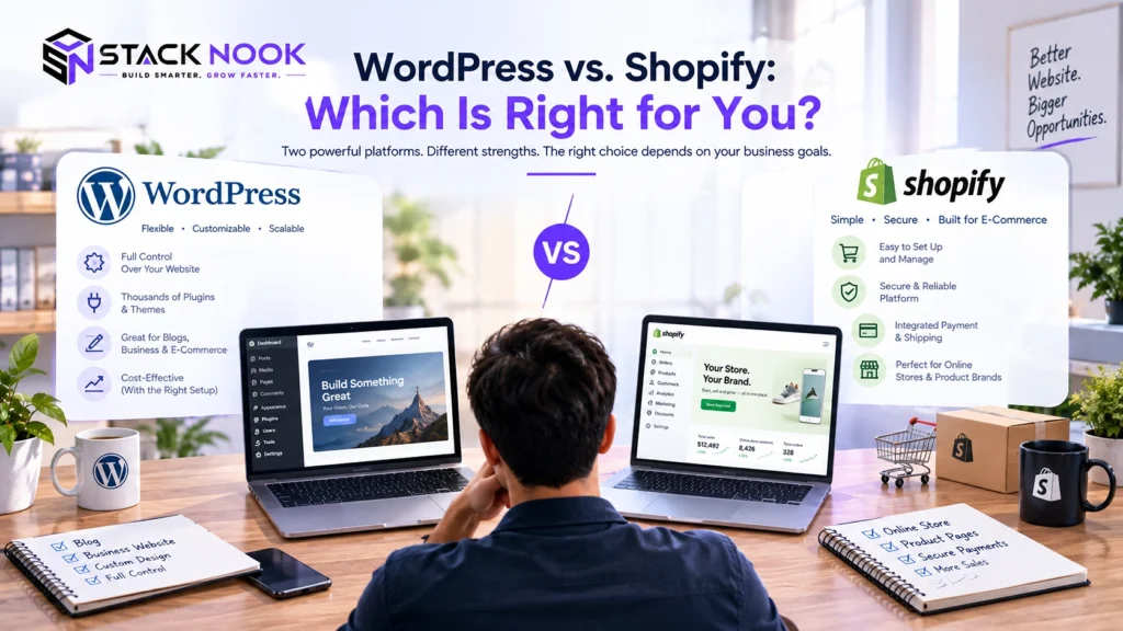 WordPress vs. Shopify Which Is Right for You